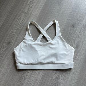 Born Primitive Women’s White Cross-Back Sports Bra - Size L